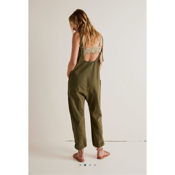 We The Free Jumpsuit in Moss Stone - M - Free People - Picture 4 of 5